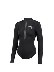 Womens Long-Sleeved Wetsuit - Black