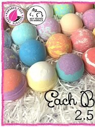 40 XL Gift Box Bulk Natural Bath Bombs Kit By Go Party