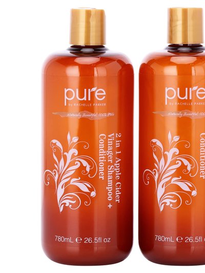 Pure Parker Apple Cider Vinegar 2-In-1 Shampoo + Conditioner In 1 (2 Bottles Included) product