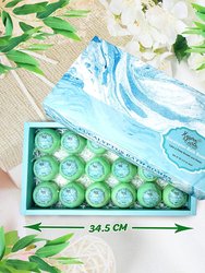 Bath Bomb Gift Sets for Men. 18 Therapeutic Eucalyptus Bath Bombs for Sore Muscles. Best Mens Bath Bomb Gift Box for Him & Her