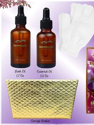 Frankincense & Myrrh Bath Basket Gift Set