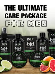 Grooming Gift For Men Grapefruit Bergamot Bath And Body Tote 