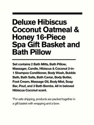 Hibiscus & Coconut Milk Bath & Body Spa Gift Basket