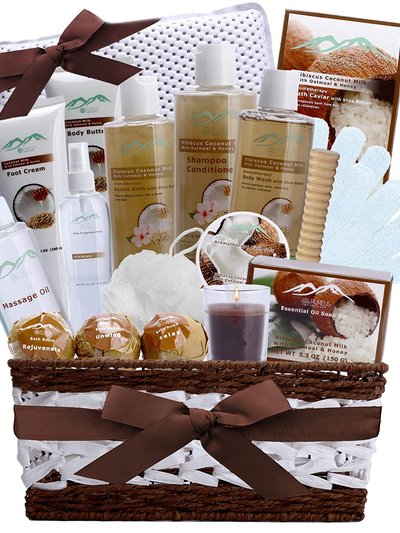 Pure Parker Hibiscus & Coconut Milk Bath & Body Spa Gift Basket product