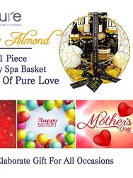 Honey Almond Relaxing Spa Gift Basket for Women!