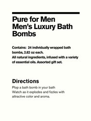 Men's Bath Bombs Gift Set
