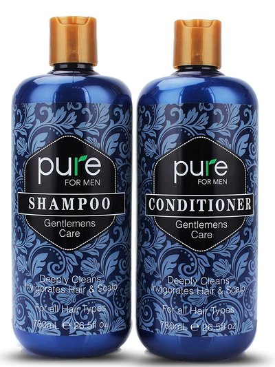 Pure Parker Mens Shampoo and Conditioner Set for Men Daily Hair Care product