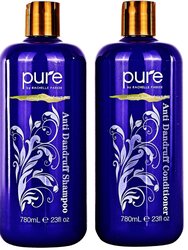 Moisture Renewal Anti Dandruff Shampoo and Conditioner set for Men & Women