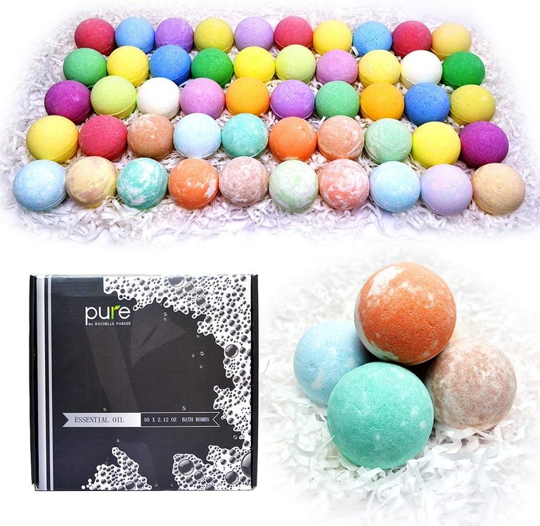 Natural Bath Bombs Gift Set for Women