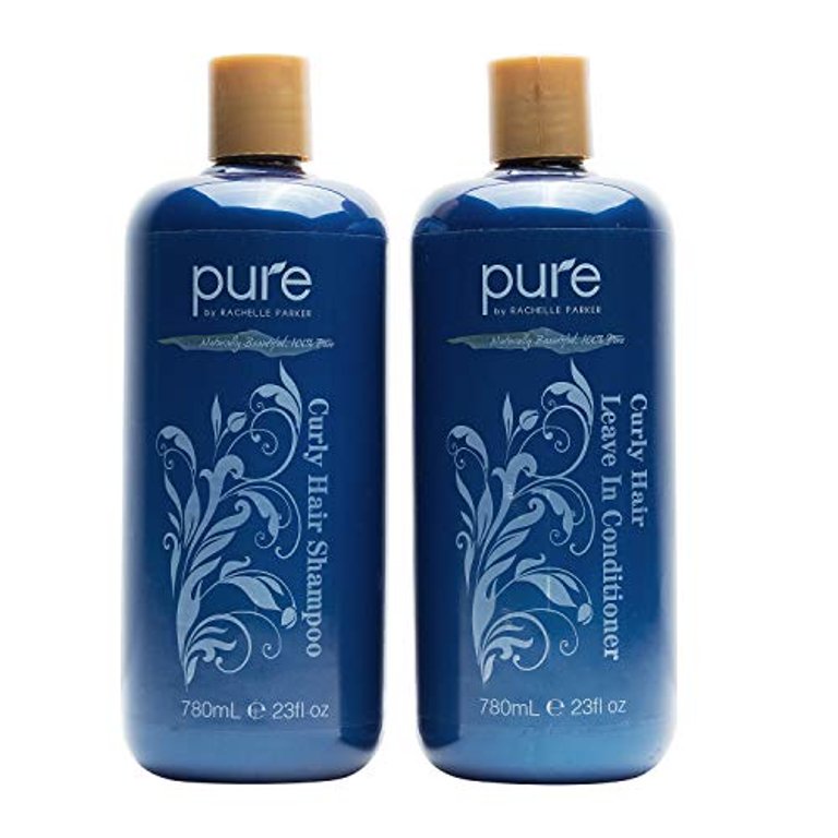 Pure, Vegan XL 26.5 Oz Shampoo and Conditioner Set for Curly Hair