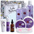 Romantic Lavender Spa Gift Baskets For Women. Contains Face Mask Headband & More