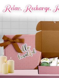 Skincare 10-Piece Gift Set with Face and Body Rejuvenating Scrubs, Masks and Lotions. Moisturizing Healing Kit