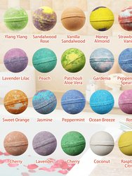 Bath Bombs 24 Pack. Natural Moisturizing Refreshing Ingredients Essential Oil Bath Bombs Gift Gift Set.