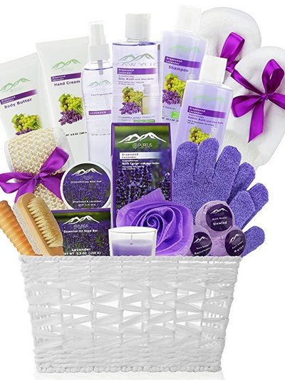 Purelis Grapeseed & Lavender Deluxe XL Gourmet Spa Gift Basket product