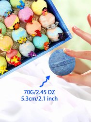 Kids 24 Natural Bath Bombs and Toys Gift Set for Boys and Girls. Gentle Kid Friendly Ingredients. Great for Birthdays!