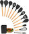 Kitchen Silicone Cooking Utensil Set - Black