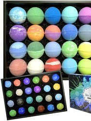 Purelis Naturals Men's 24 Piece Bath Bomb Gift Set