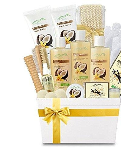 Purelis Warm Vanilla Sugar & Coconut Milk Premium Deluxe Bath & Body Gift Basket product