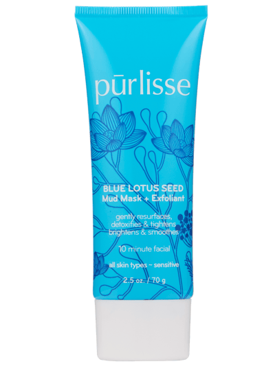 Purlisse Blue Lotus Seed Mud Mask + Exfoliant product