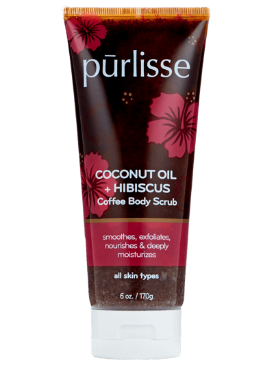 Purlisse Coconut Oil + Hibiscus Coffee Body Scrub product
