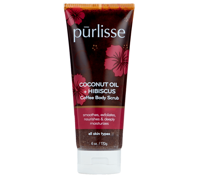 Coconut Oil + Hibiscus Coffee Body Scrub