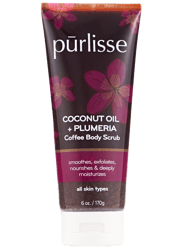 Coconut Oil + Plumeria Coffee Body Scrub