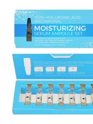 100% Hyaluronic Acid & Natural Moisturizing Serum Ampoule Set