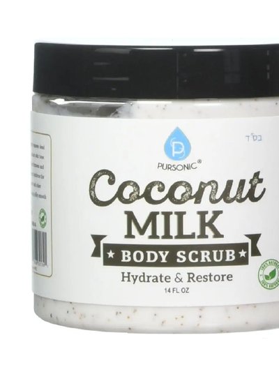 PURSONIC 100% Natural Coconut Milk Body Scrub 14oz product