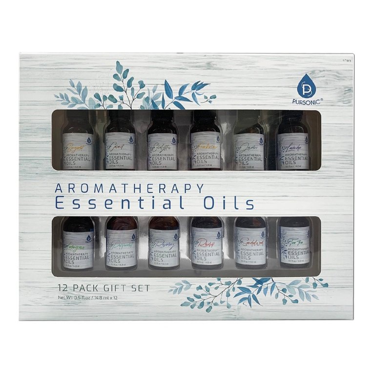 12 Pack of Aromatherapy Essential Oils