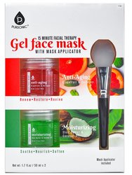 2 Pack Facial Therapy Gel Face Mask With Mask Applicator