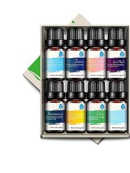 8 Pack of 100% Pure Essential Aromatherapy Oils