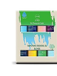 8 Pack of 100% Pure Essential Aromatherapy Oils