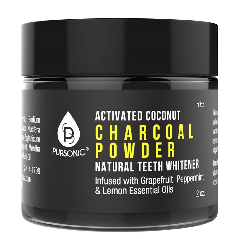Activated Coconut Charcoal Powder Natural Teeth Whitener