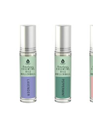 Aromatherapy Essential OIl Rollerballs (Lavender, Peppermint, Rosehip)