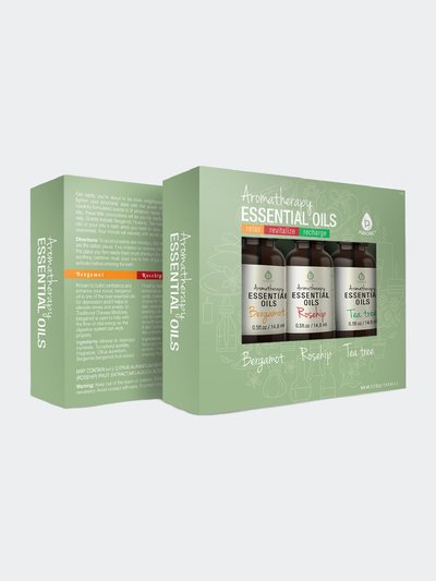 PURSONIC Aromatherapy Essential Oils - Bergamot, Rosehip, Tea Tree product