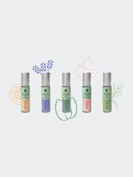 Aromatherapy Essential Oils Rollerballs (Bergamot, Lavender, Peppermint, Rosehip, Tea Tree)