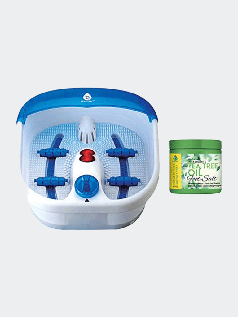 Foot Spa Massager With Tea Tree Oil Foot Salt Scrub, Heating Function