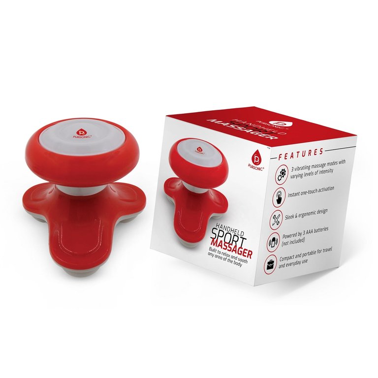 Handheld Electric Sport Massager - Red