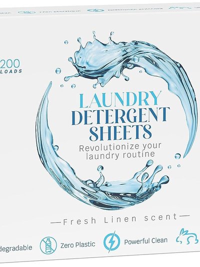 PURSONIC Natural Laundry Detergent Sheets, Eco Friendly – Fresh Linen Scent product