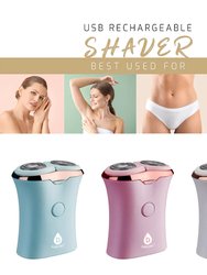 Rechargeable USB Ladies Shaver, Removes Hair Instantly & Pain Free