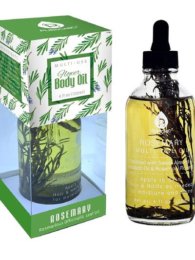 PURSONIC Rosemary Flower Multi Use Body Oils 4 oz product