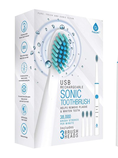 PURSONIC USB Rechargeable Sonic Toothbrush product
