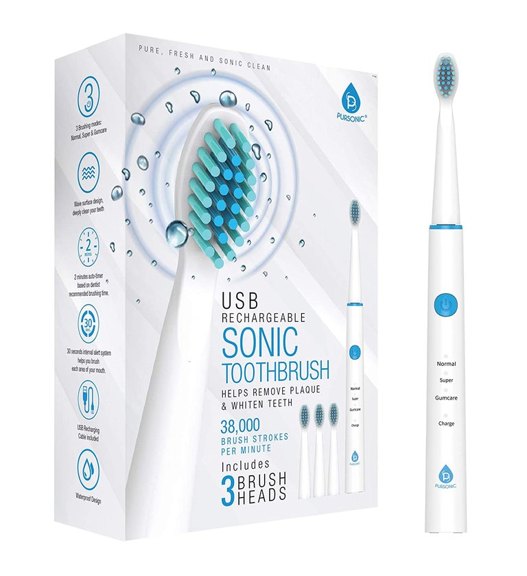 USB Rechargeable Sonic Toothbrush