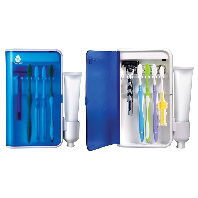 Wall Mountable Portable UV Toothbrush Sanitizer
