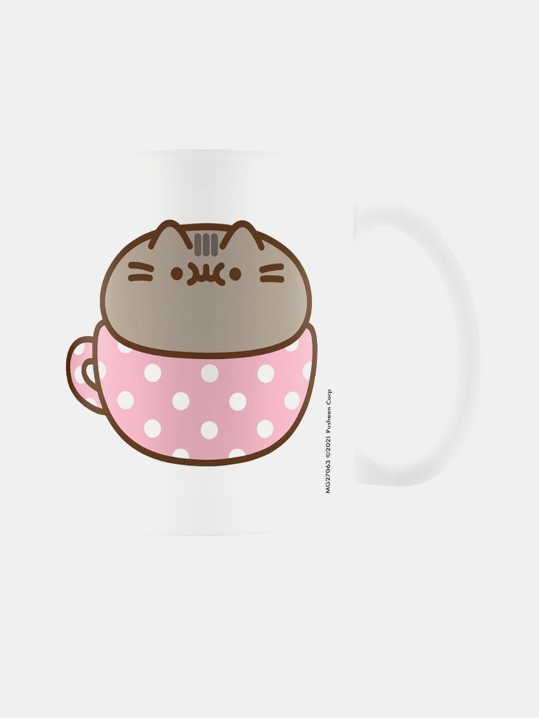 Pusheen Catpusheeno Mug - White/pink/brown