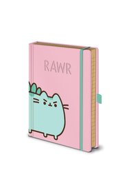 Pusheen Rawr A5 Notebook - Pink/Green