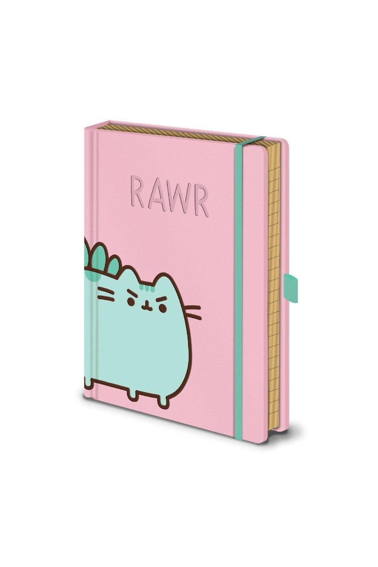 Pusheen Rawr A5 Notebook - Pink/Green