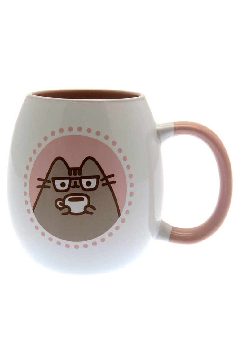 Pusheen Tea Tub Mug - White/Pink/Brown
