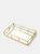 PuTwo Gold Mirror Vanity Tray - Gold