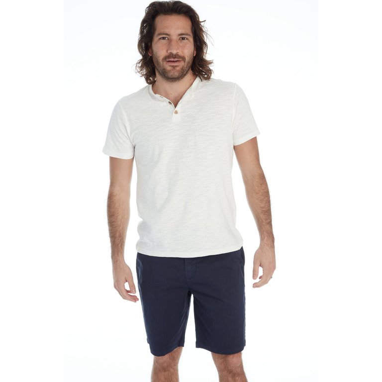 Adan Twill Shorts - Navy - Navy